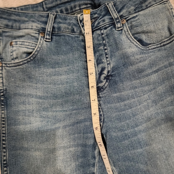 ANINE BING straight leg jean with patchwork hem size 25 - Picture 11 of 11